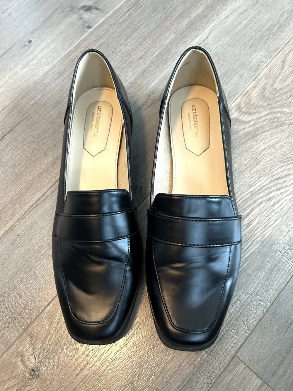 NWOT Liz Claiborne Jansey black loafer, size 9M